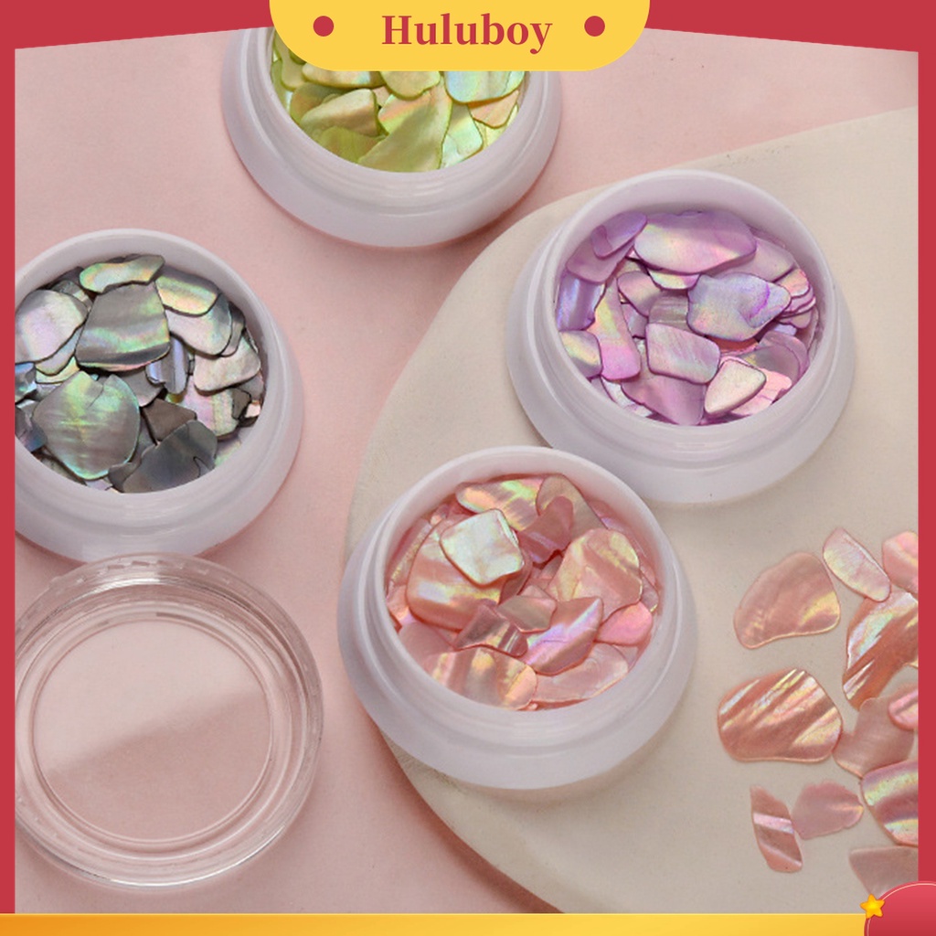 Huluboy Huluboy♡ 1 Kotak Dekorasi Kuku Ultra Tipis Warna Permen Untuk Manicure