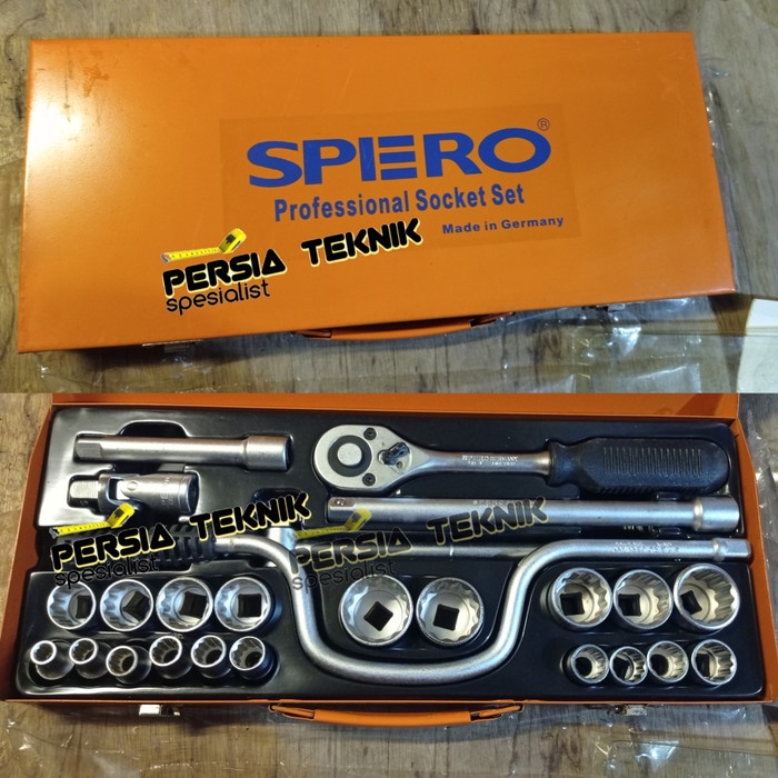 IOP | kunci sock set 12 pt spero 1/2 metric socket set