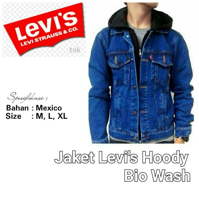 Jaket Jeans Hoodie Cowok Murah!!!