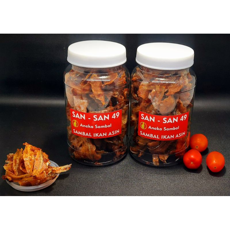 

SAMBAL SAN-SAN (IKAN ASIN GARING) Berat bersih: 60g