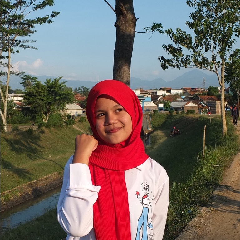 DISKON.! Pashmina FULL PLISKET || Pleated Shawl-Merah cabe