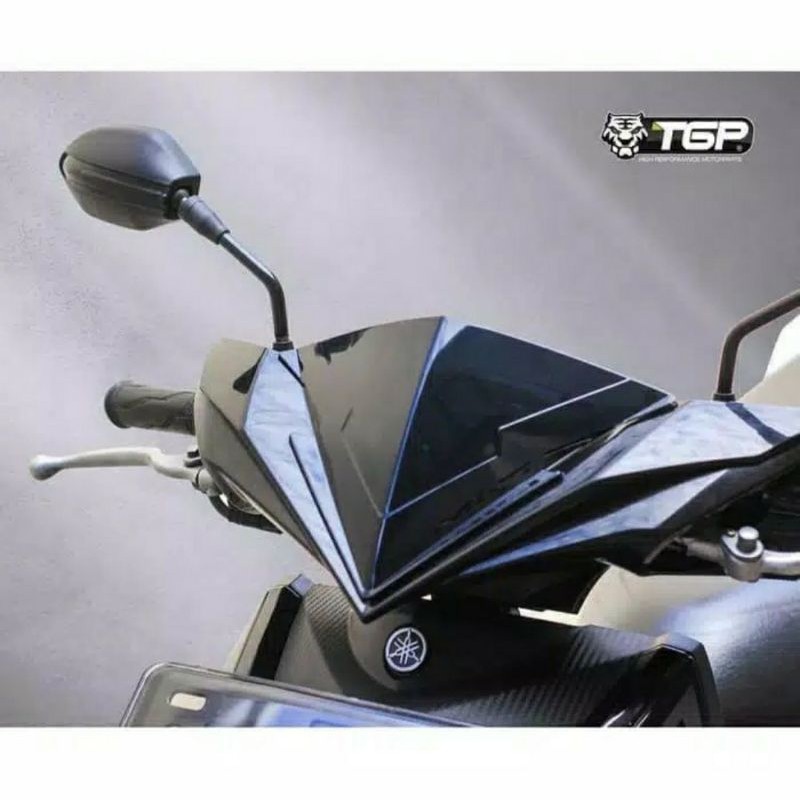 Visor Motor Yamaha M3 - Mio Z Cover Tutup Mika Mio M3 Warna Hitam