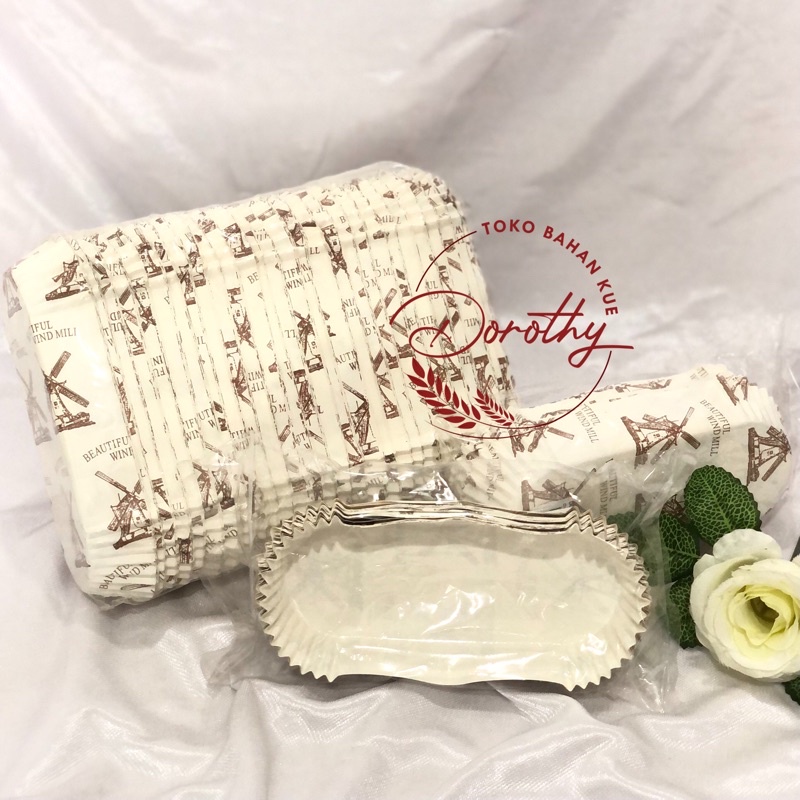 PAPER CUP CASE ROTI OVAL WINDMIL ISI 200 PCS