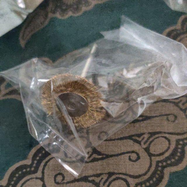 2 Pcs Sikat Kawat Roda Besi Brush Wire Mini Grinder Baja Brush Isi 2