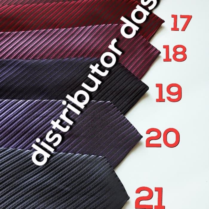 Dasi Panjang Motif Salur Tebal Warna Lengkap Grosir Distributor Dasi