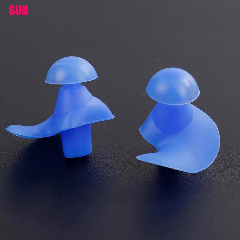 (Bf) Earplug Silikon Lembut Nyaman Anti Bising Reusable Untuk Berenang