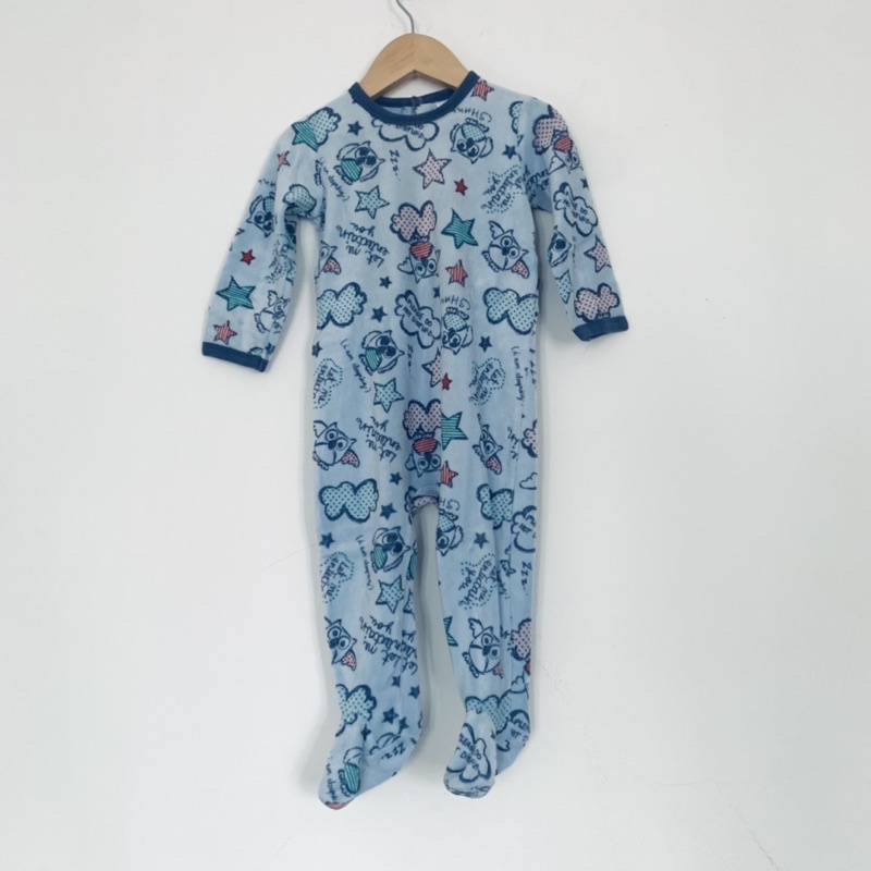 Preloved Zara Baby Sleepsuit/Piyama/Baju Tidur Bayi Zara
