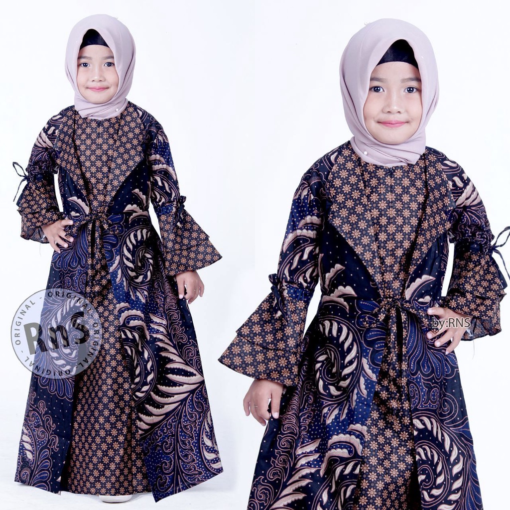 SAROJA | Dress Natal Batik Puser Biru | Dress Natal Wanita Kekinian | Baju Natal Couple Keluarga Ayah Ibu Anak | Baju Natal Couple Pasangan | Baju Natal Anak Perempuan | Baju Natal Anak Laki laki | Baju Natal Keluarga