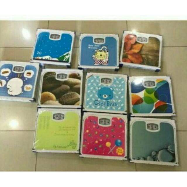 Timbangan badan manual karakter RANDOM MURAH