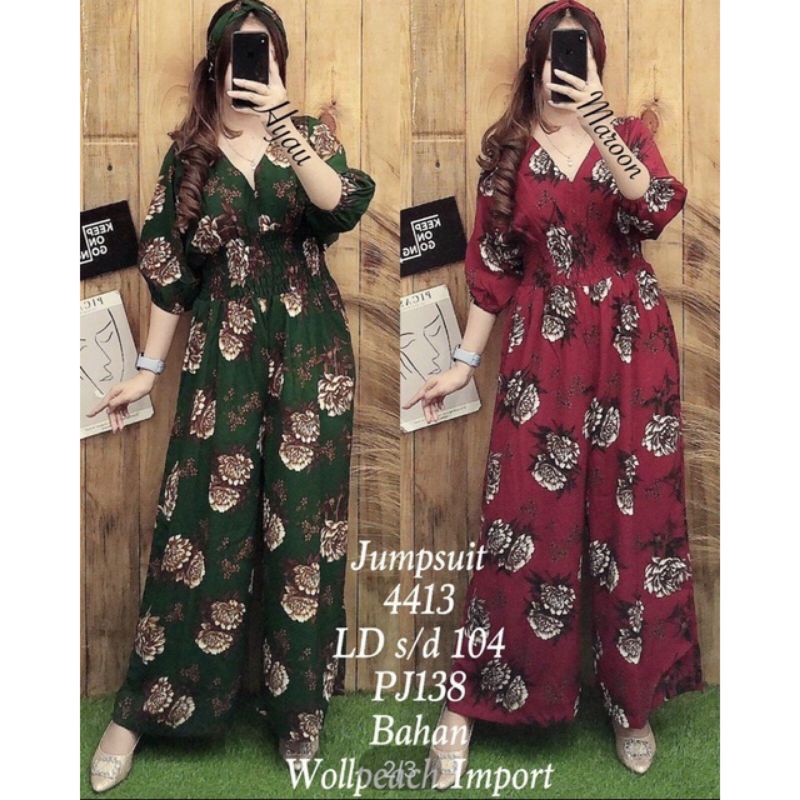 Jumpsuit Amara 413 Free Bando | Jumpsuit Jumbo