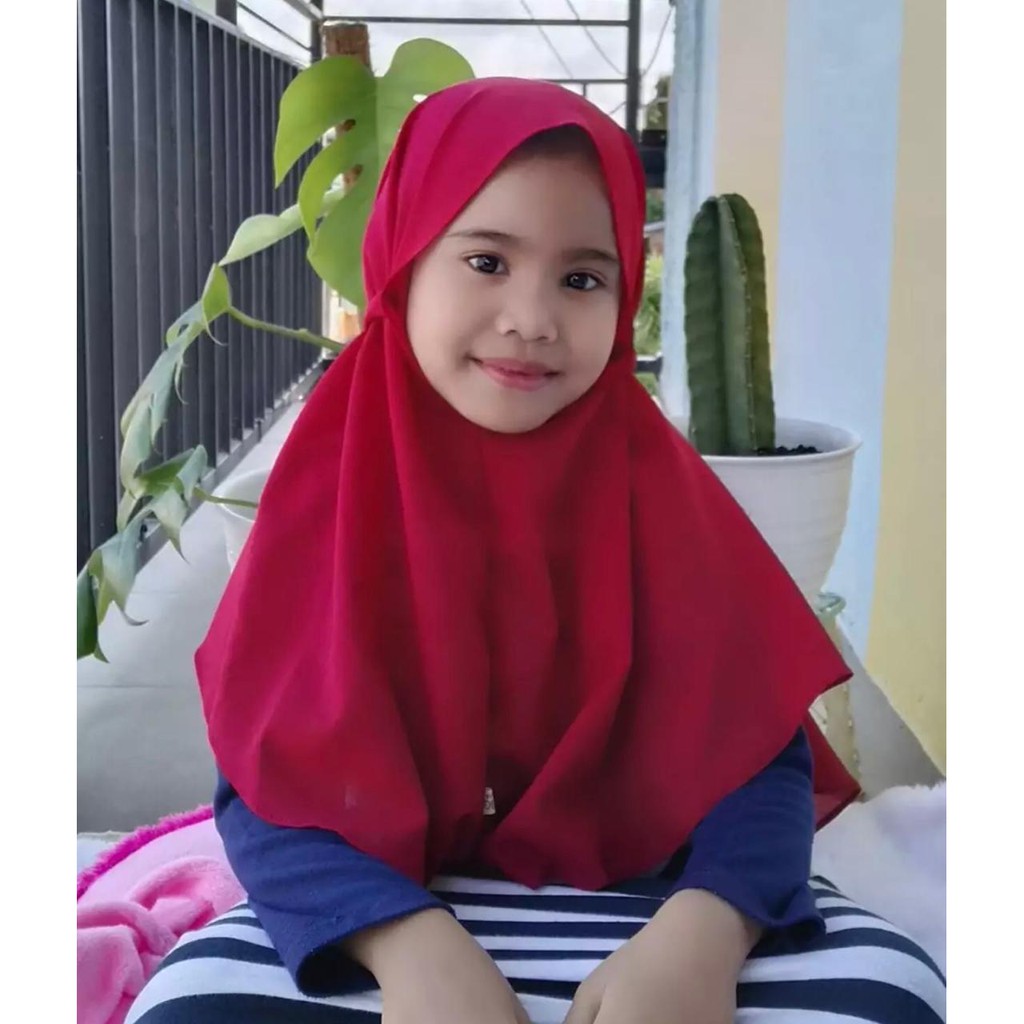 JILBAB ANAK TALI/HIJAB BERGO KIDS/JILBAB INSTAN ANAK/KERUDUNG ANAK/BERGO ANAK