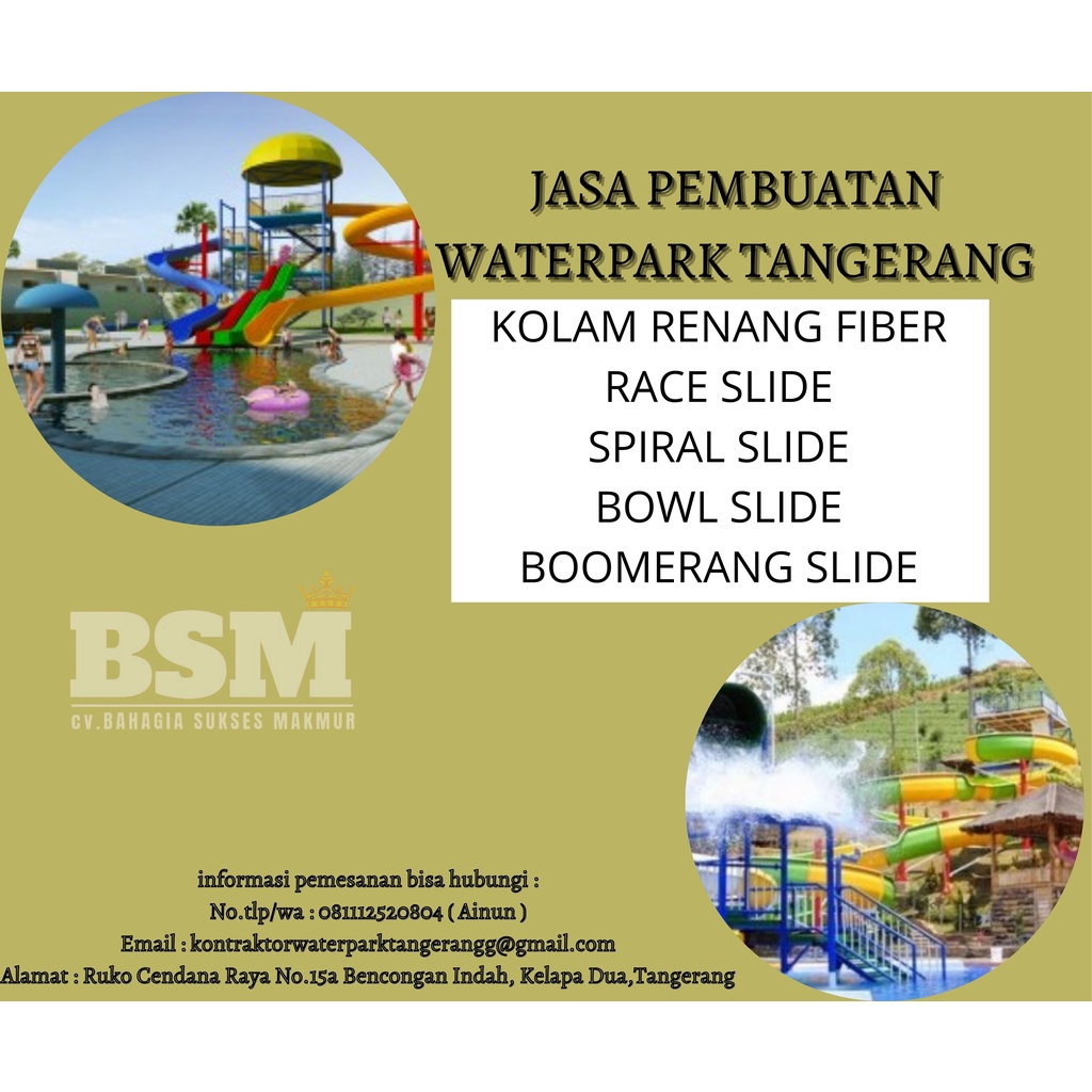 KONTRAKTOR KOLAM OMBAK BITUNG