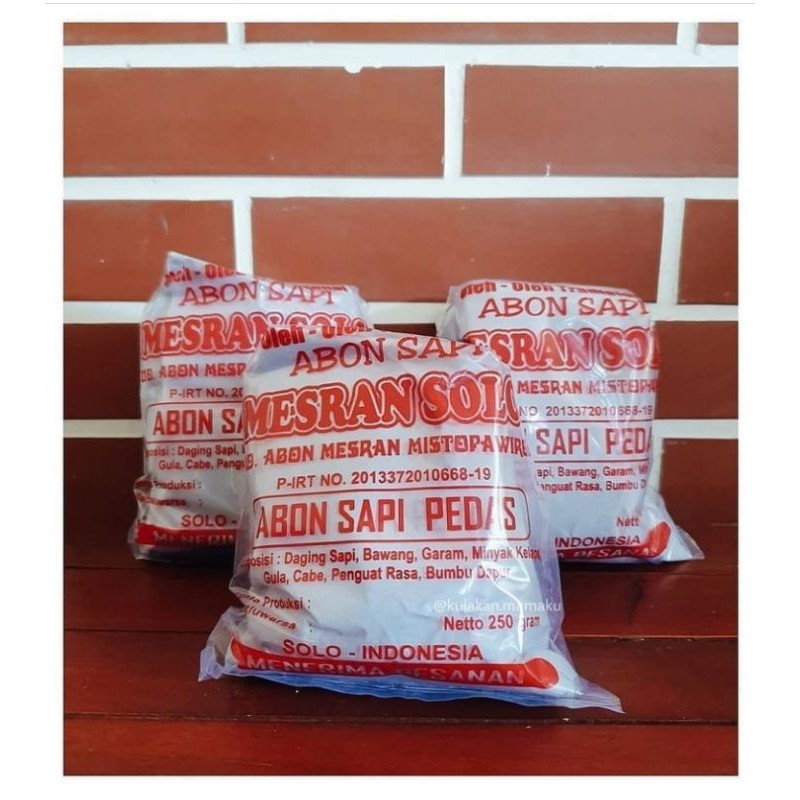 

ABON SAPI MESRAN LEGENDARIA ASLI SOLO