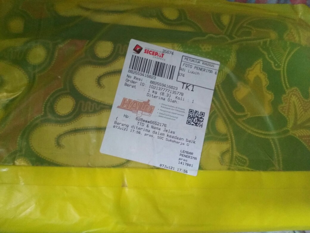 Kain Batik Solo Burung V Kode Wd32