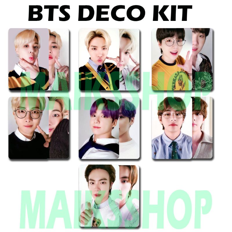 BTS Bangtan Boys Deco Kit Photocard Kpop