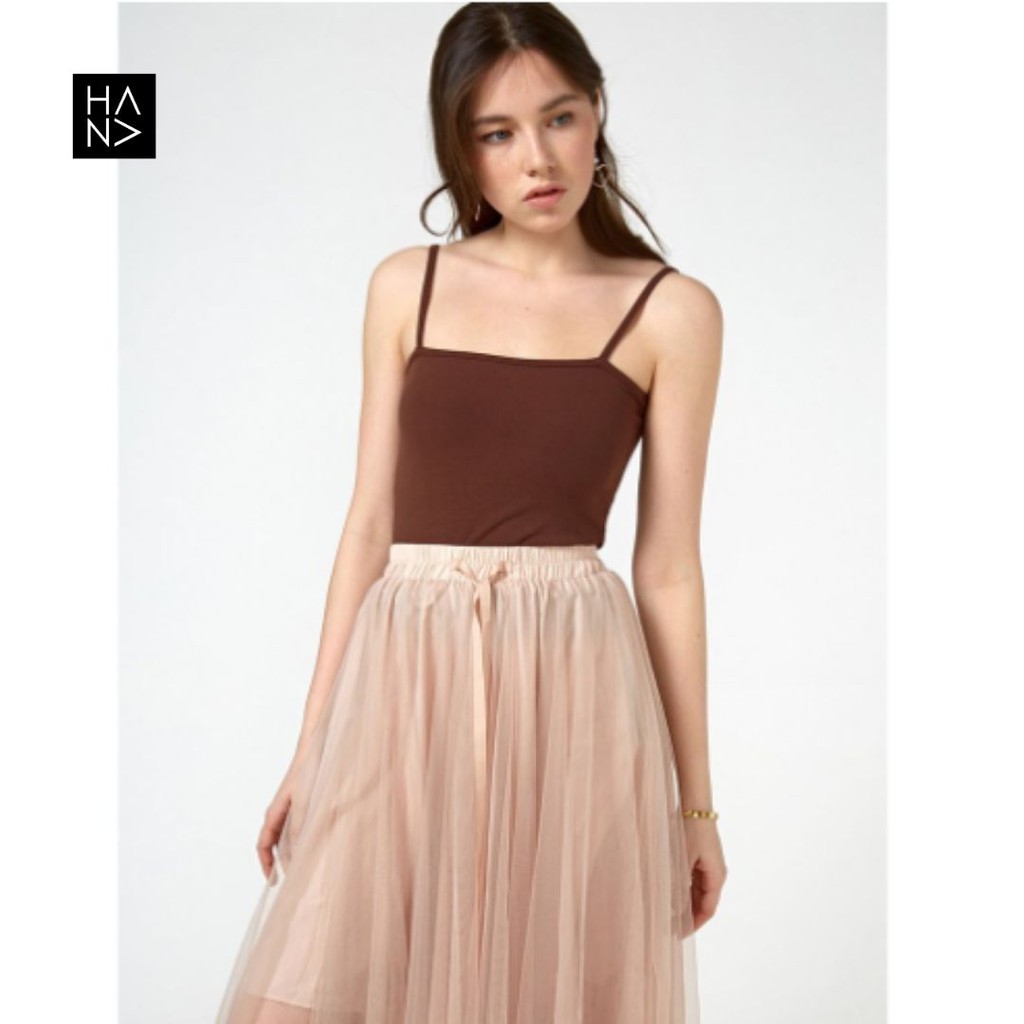 HanaFashion JKT - Miranda Basic Tank Top Simple Polos Wanita - TT029-7