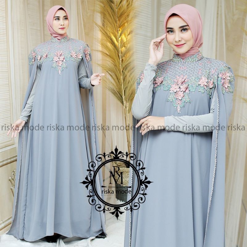 FASHION MUSLIM/GAMIS KAFTAN MADU/BAJU PESTA/BY RK