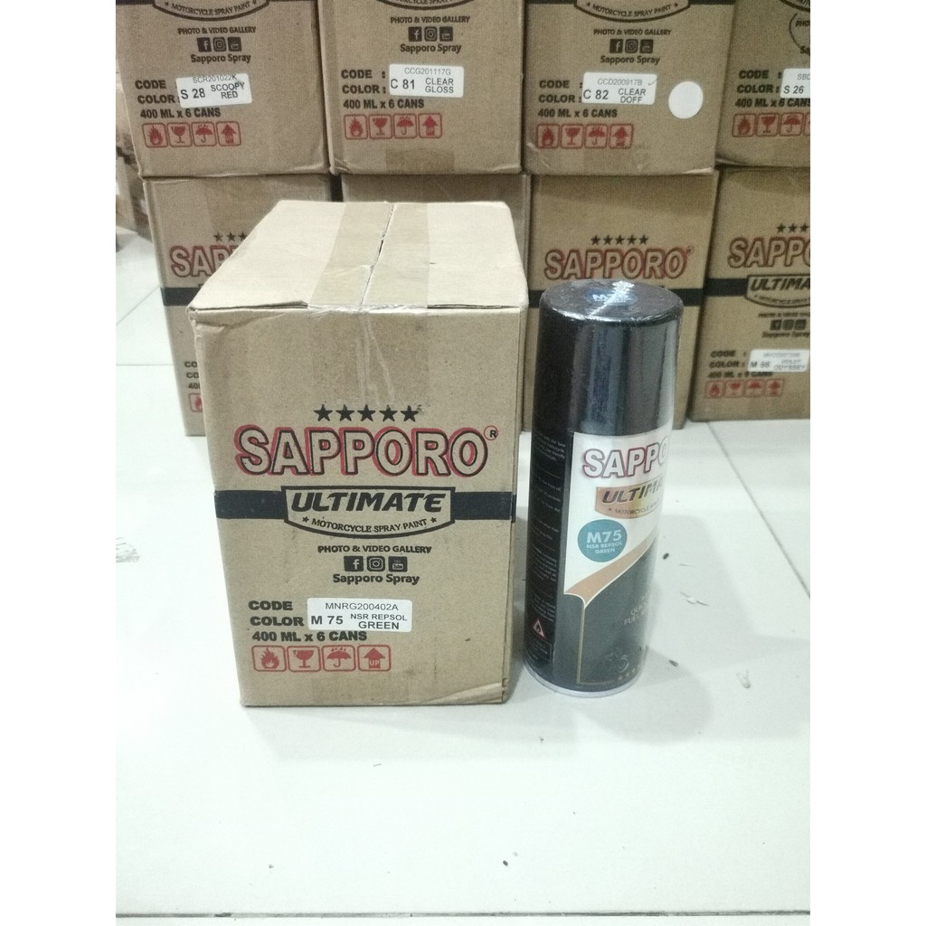 Cat Semprot Sapporo Ultimate M75 NSR Repsol Green