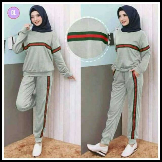 Stelan olahraga muslim | stelan olahraga IMPORT | Baju senam wanita | Pakaian olahraga wanita