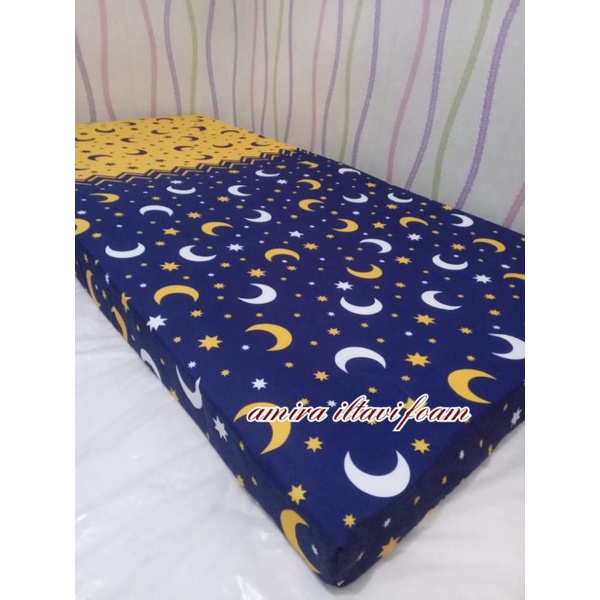 Kasur Busa Lantai Uk Single P180xL90xT10 Kualitas Super Awet &amp; Stay plus Bantal