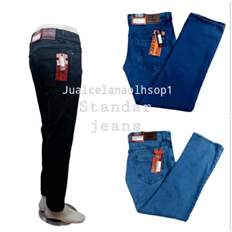 Celana panjang standar pria jeans terbaru/ celana jeans termurah