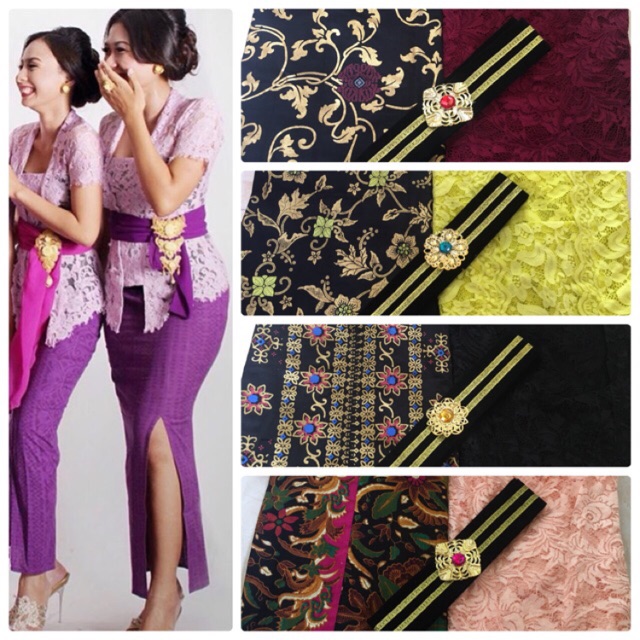 Set kebaya jadi Kutubaru