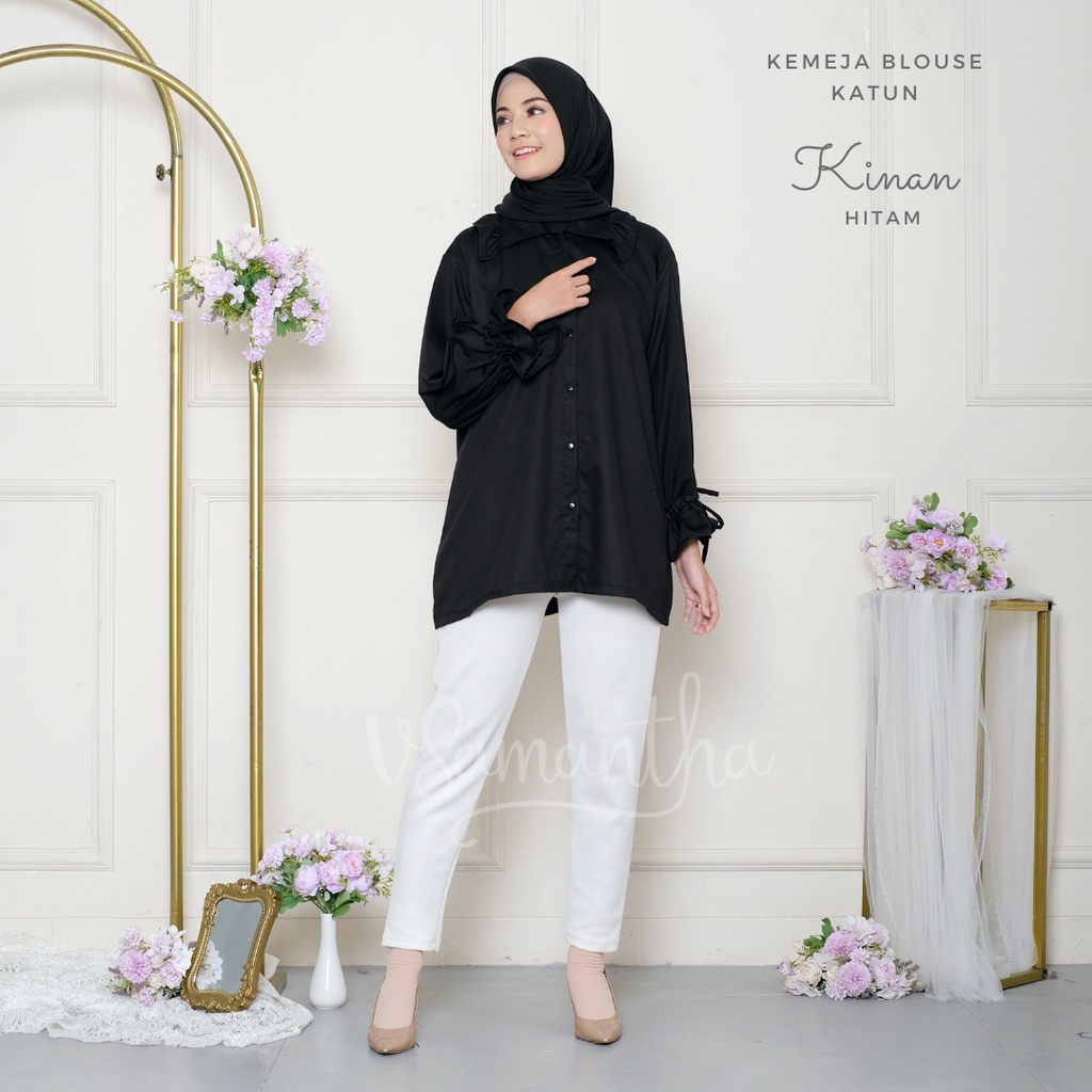Kemeja Wanita / Blouse Basic Kinan