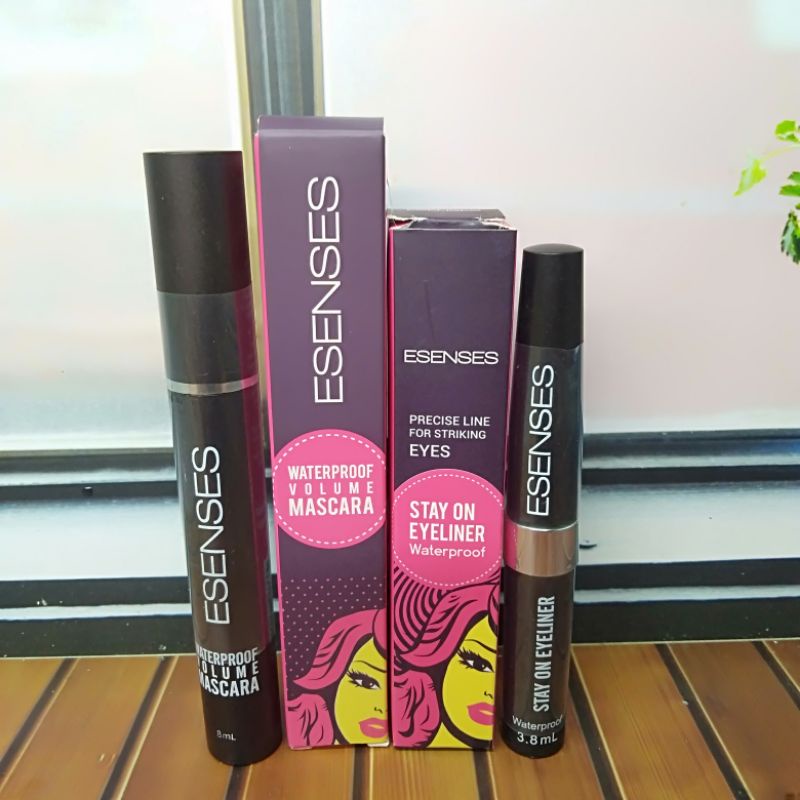 Mascara Esenses + Eyeliner Esenses Waterproof