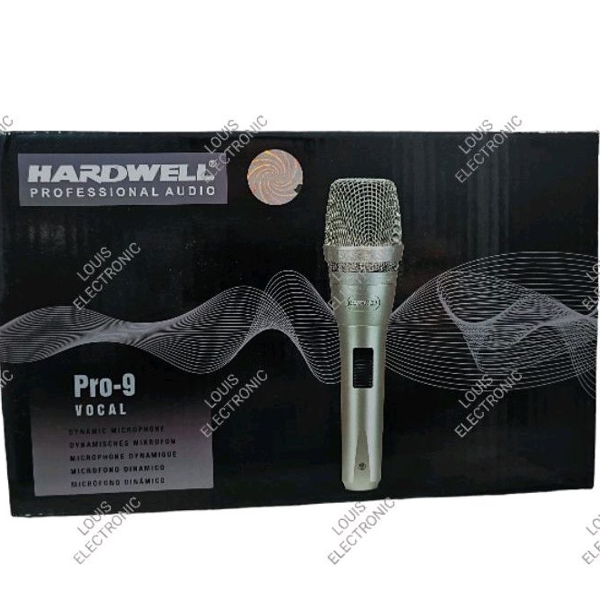 Mic Microphone Kabel HARDWELL PRO9 PRO-9 PRO 9 Vocal ORIGINAL