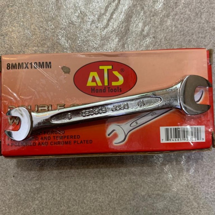 ATS Kunci PAS 8X10 MM double open end wrench (harga per biji)