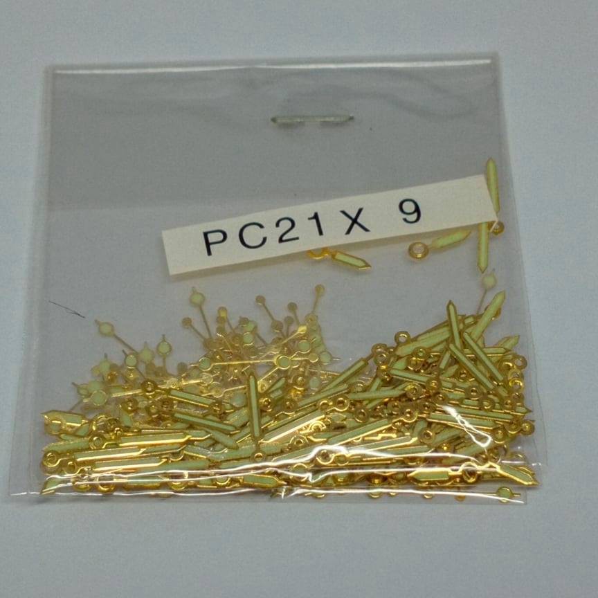 Jarum Jam tangan PC121x9 Radium Kuning