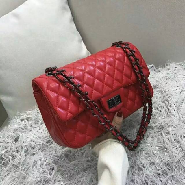 tas slempang wanita jely kotak