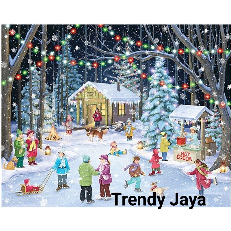 Puzzle 1000 Pcs Ukuran 50 x 75cm Jigsaw Special Christmas Edition