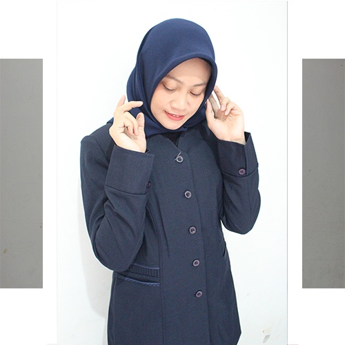 setelan blazer dongker-blazer wanita-Blazer azkia-Pakaian Kantor wanita-pakaian kerja wanita