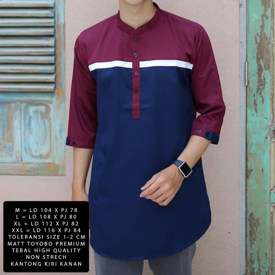 BAJU KOKO KEMEJA PRIA LENGAN PANJANG DEWASA TERBARU GAMIS COWOK TERBARU 2022 BAJU LAKI2 TONE THONY