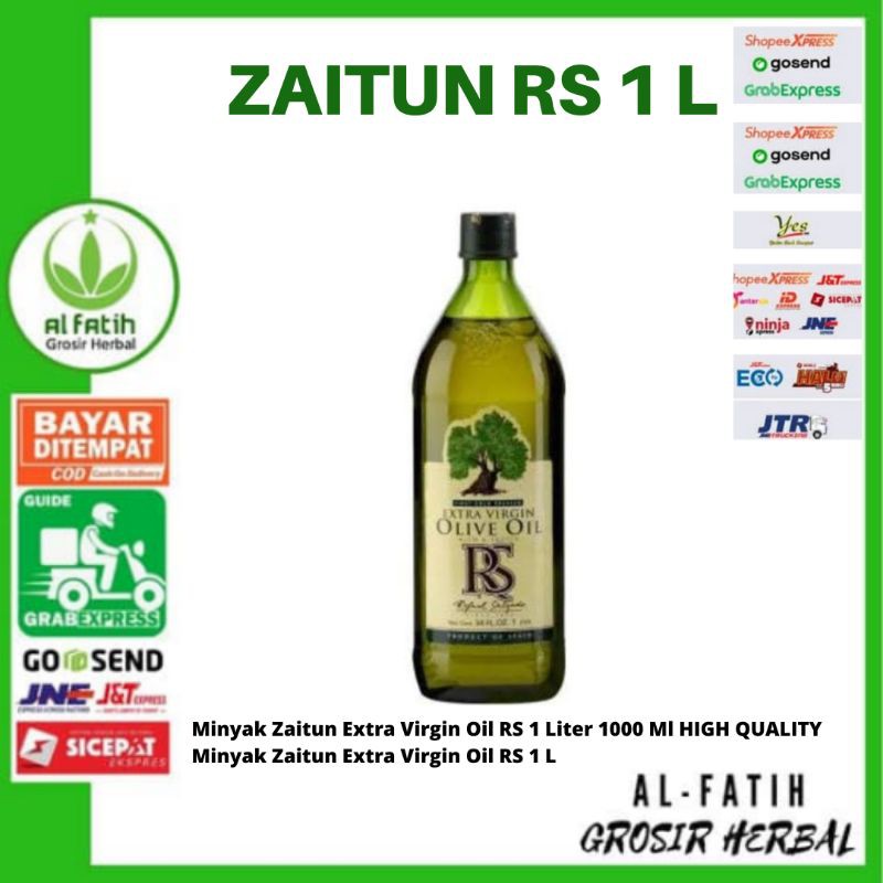 Minyak Zaitun Extra Virgin Oil RS 1 Liter 1000 Ml HIGH QUALITY Minyak Zaitun Extra Virgin Oil RS 1 L