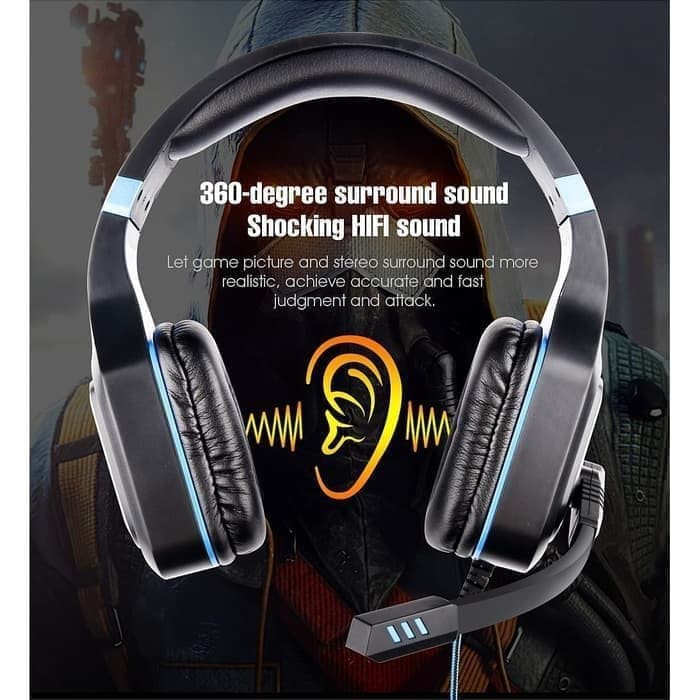 Headset Gaming OVLENG P8 3.5mm Wired Stereo Headphone - OVL-OV-P8 Original