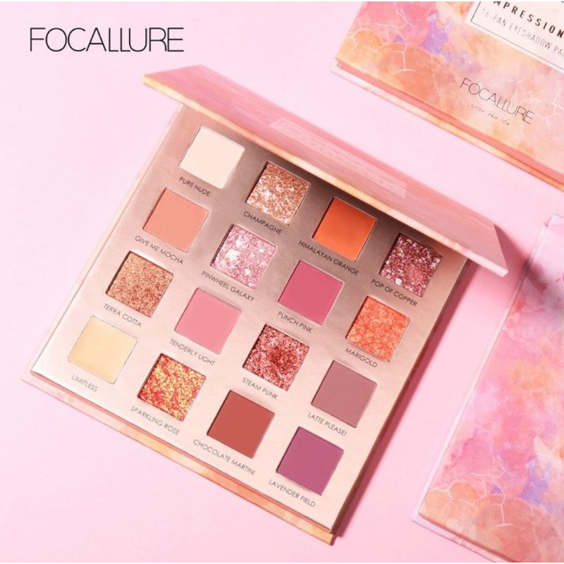 Focallure Sunrise Palet Eyeshadow 16 Warna Palette Eye shadow
