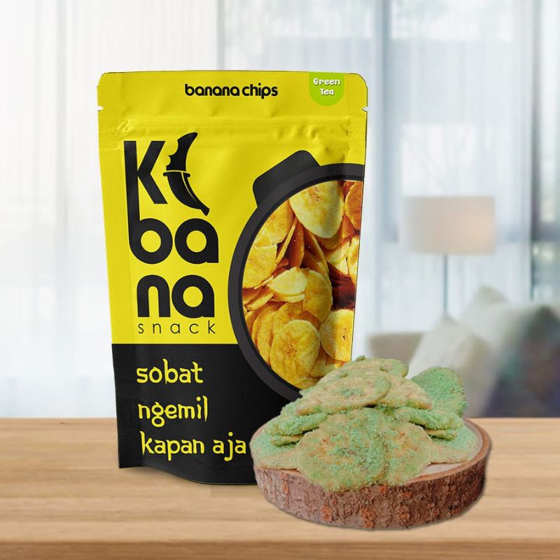 

Kibana Keripik Pisang Rasa Green Tea,tanpa pengawet,tanpa pewarna,bisa cod