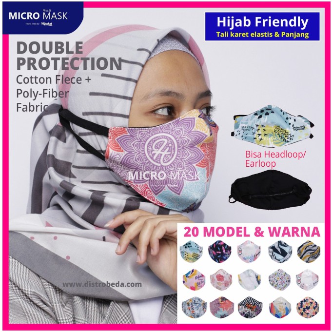 Masker Mediocare 3ply Hijab Headloop 1 Box Isi 50 Pcs Shopee Indonesia