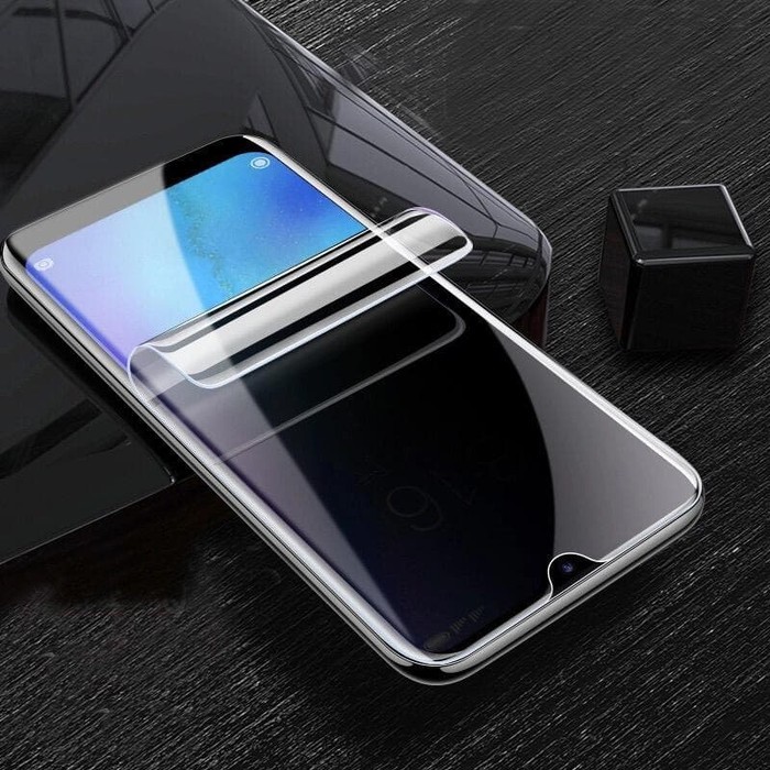 REALME C15 C12 C11 2020 ANTI GORES HYDROGEL DEPAN BENING  FRONT CLEAR GEL SCREEN PELINDUNG DEPAN LAYAR FULL SCREEN PRESISI