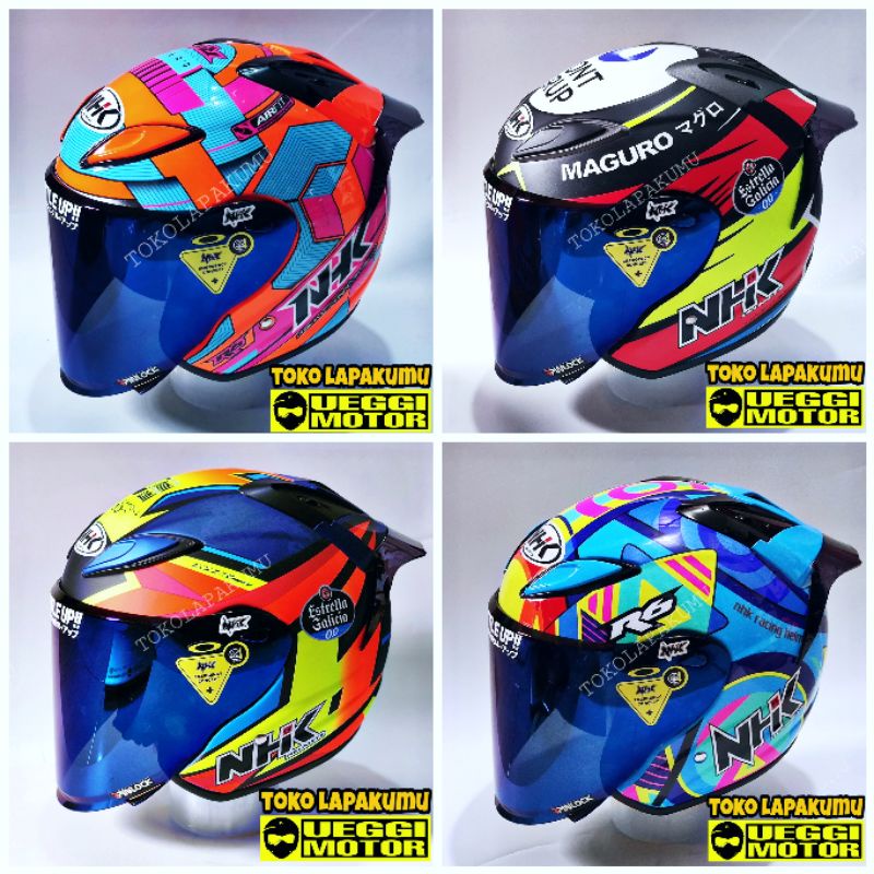 Helm Nhk R6 Pigment Paket Ganteng