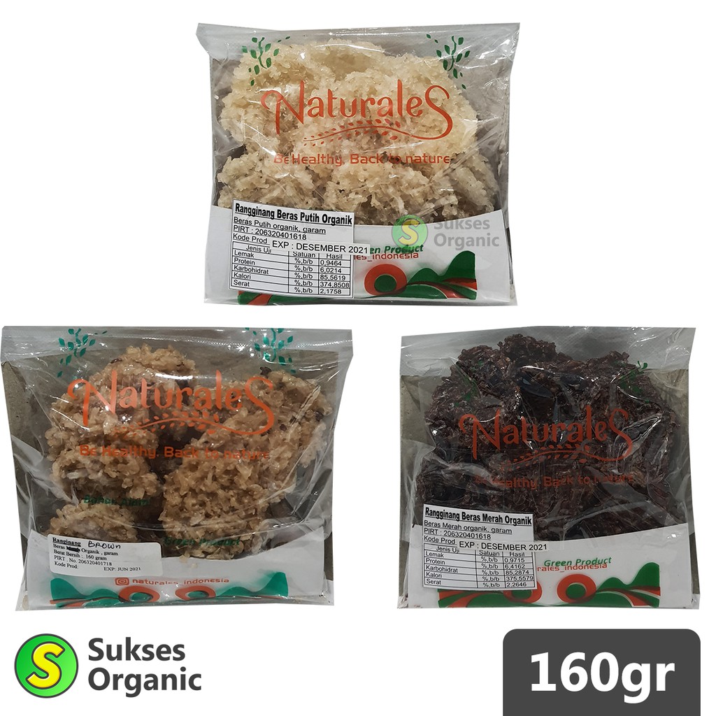 

Rengginang Beras Organik Mentah | Naturales | 100gr