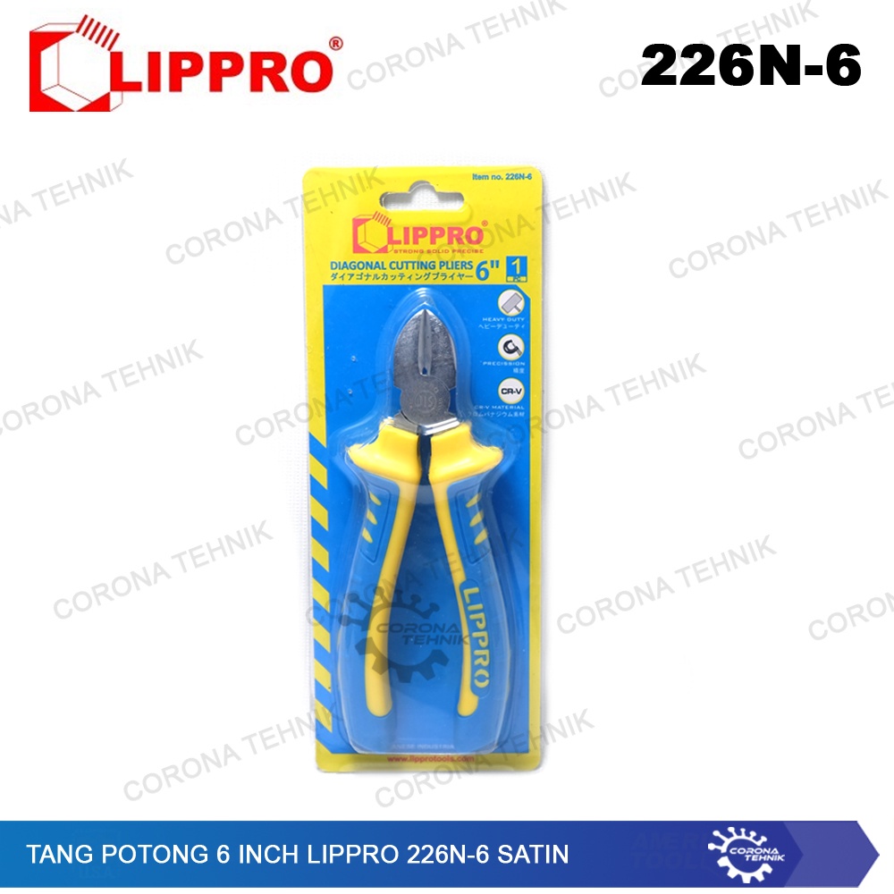 226N-6 Satin - Tang Potong 6 Inch Lippro