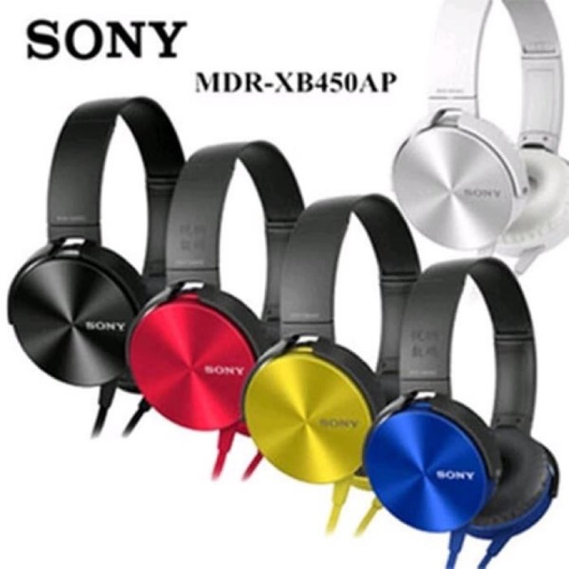 Headset Bando Sony MDR-XB450AP