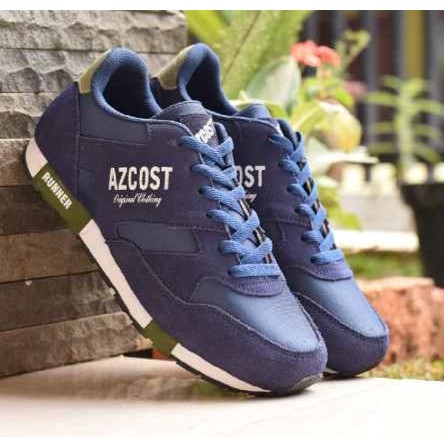 Sepatu kulit asli sport Runner