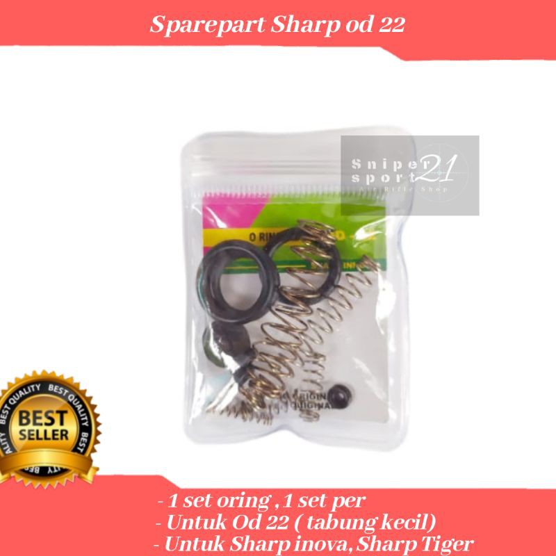 Sparepart Sharp od 22 - Oring set sharp - Per set sharp - Sil set