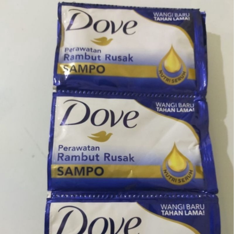 Dove Shampo Dove Sachet 9 ml 10 sachet