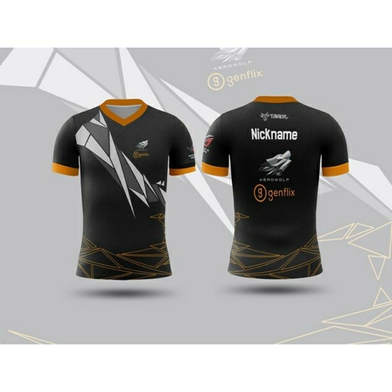 Kaos T-shirt Jersey Gaming E-sport Custom Full Print