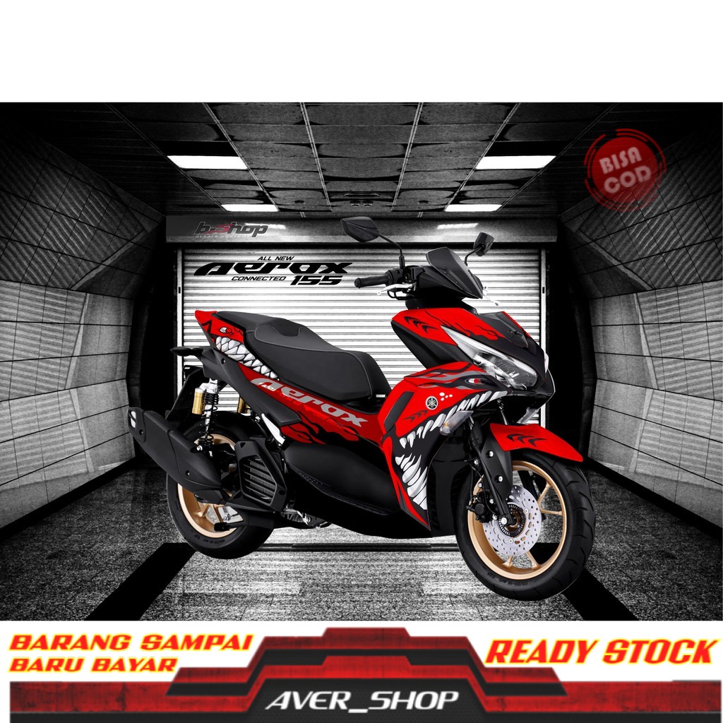 Striping motor aerox 155 Decal aerox 155 full body Stiker variasi motor aerox